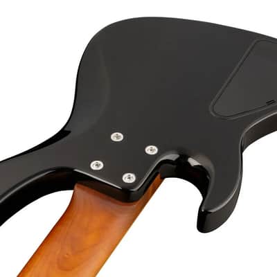Sadowsky MetroExpress 5-String 24-Fret Modern Bass Roasted Maple Fingerboard 5-String High Polish, Solid Black image 5