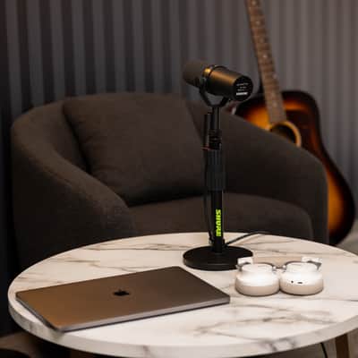B-Stock Shure by Gator Round Base Desktop Mic Stand with Standard Height-Adjustable Twist Clutch and 6" Base; (SH-DESKTOP1) image 7