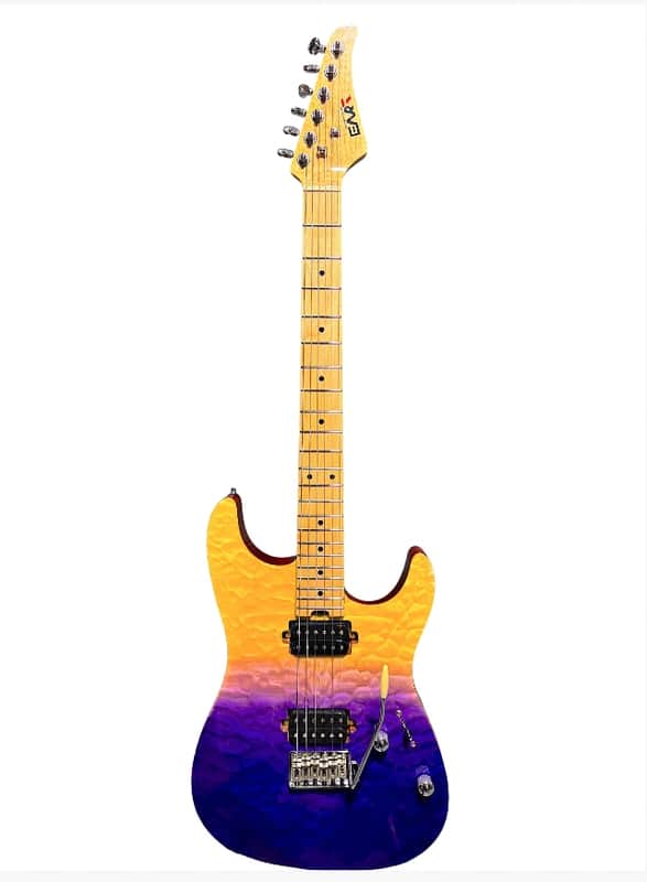 Eart HH Standard Superstrat Electric Guitar image 1