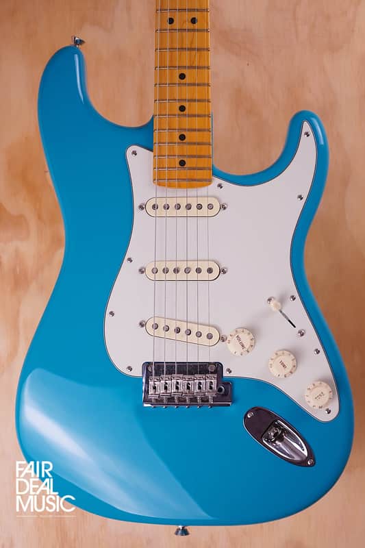 Fender American Professional II Stratocaster in Miami Blue, with Hard Case, USED image 1