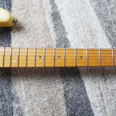 Fender Japan STR-135RK SWS Richie Kotzen Signature Stratocaster MIJ 1993-1994 See-Thru White Sunburst image 6