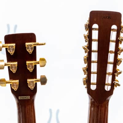 Daion THE '80W Doubleneck (6/12 String) Acoustic Early 1980s - Serial 103471 image 14