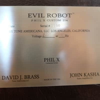 Evil Robot hand wired Head and Cab Magnatone Tonemaster Tonemonster Phil X image 7