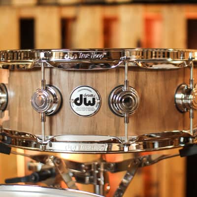 DW Collector's Pure Walnut Natural Hard Satin Drum Set - 18,12,14,14sn - SO#1421333 image 8