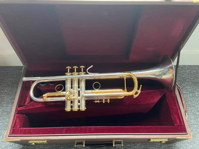 Vincent Bach Stradivarius 197 New York #7 Silver plated with gold trims image 1
