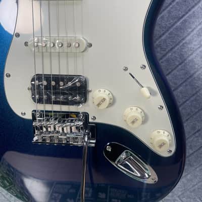 Firefly FF-ST Classic Chameleon Blue/Green HSS SOLD OUT! In USA Setup and Fret Polish image 4