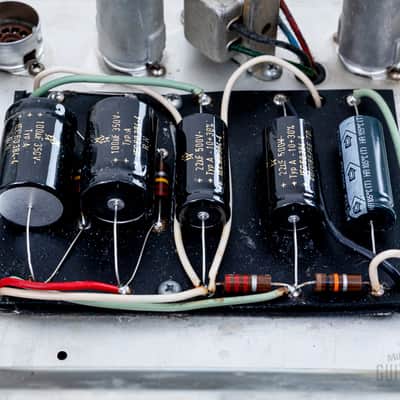 1976 Fender Twin Reverb Silverface Vintage Tube Amp, Serviced & Retubed image 22