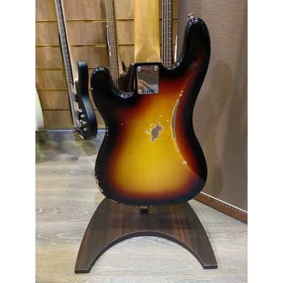 Fender Custom Shop Precision Bass 1960 Relic 3TSB Black Pickguard image 7