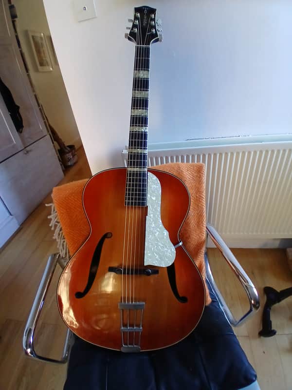 Framus Aristone Super 105 1954 - Orange burst image 1