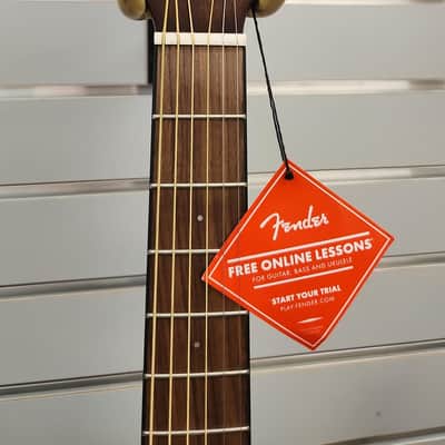 Open Box Fender FA-15 3/4 Scale Steel String Acoustic Guitar, Natural (with Gig Bag) image 3