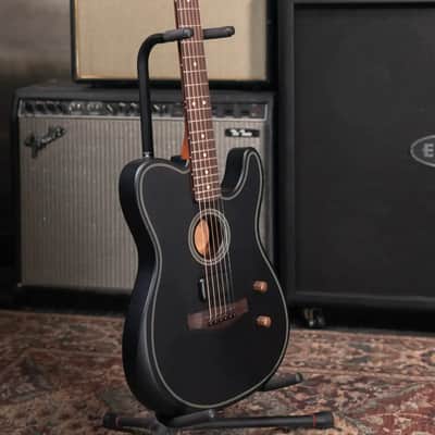 Fender Acoustasonic Standard Telecaster Electric Guitar - Black image 12