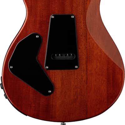 PRS SE Custom 24 Piezo Semi-Hollow Electric Guitar, Rosewood Fingerboard, Vintage Sunburst image 3