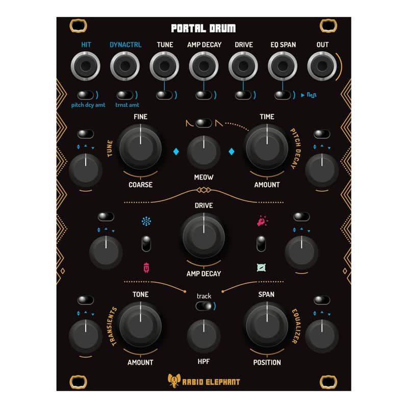 Rabid Elephant Portal Drum Eurorack Module (Ex-display) image 1