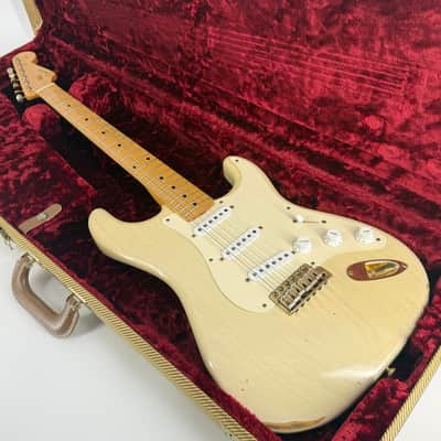 2002 Fender Custom Shop 1956 Stratocaster Relic - Vintage Blonde image 1