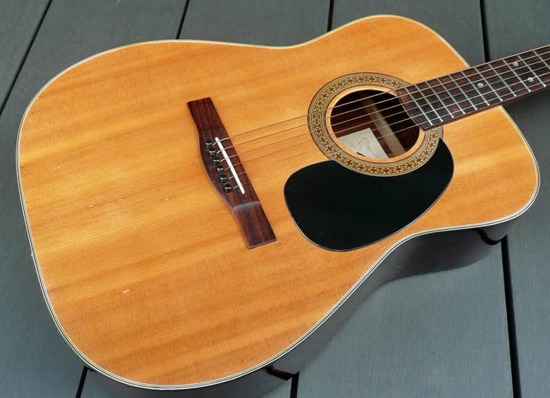 Morales MF-120 000 size falk guitar '70 Natural | Reverb