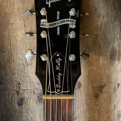 1998 Gibson J45 Buddy Holly LTD Edition & Hard shell case image 11