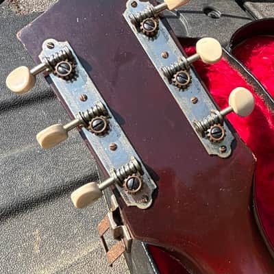Vintage Harmony Rocket H56 1969 - Red, 2 Pickup image 9