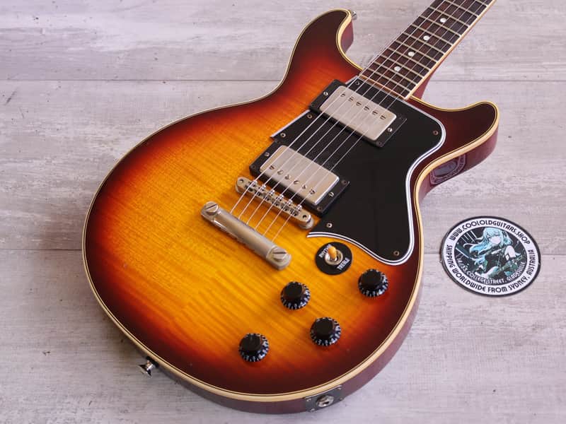 2019 Gibson Custom Les Paul Special Double Cut Figured Maple Top (Bourbon Burst) image 1