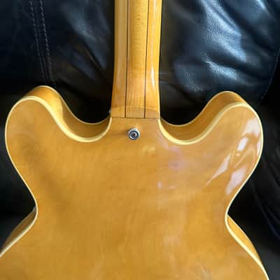 Gibson ES-340 1970 Natural with natural case!Pro Refret – 335-Style Tune-O-Matic Setup image 11