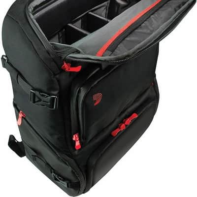 D'Addario #PW-BLGTP-01 - Backline Gear Transport Pack - Backpack Carry All Pro Bag image 2