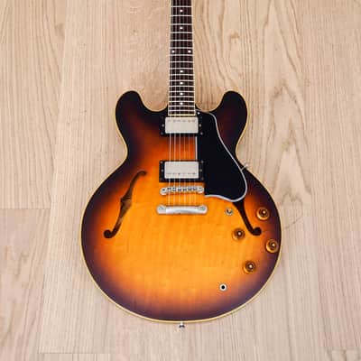 1981 Greco Super Real SA1200 Vintage Long Guard Lacquer 335 w/ Dry Z PAFs & Case, Japan image 2