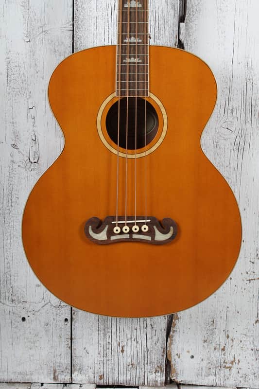 Epiphone El Capitan J-200 Studio Bass 4 String Acoustic Electric Bass Guitar image 1