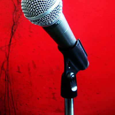 Vintage 1980's USA Shure SM58 Handheld Cardioid Dynamic Microphone Low Z w accessories # 6 image 8