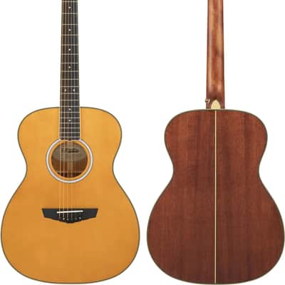 D'Angelico Excel Tammany OM Acoustic - Electric Guitar  Vintage Natural Finish image 6