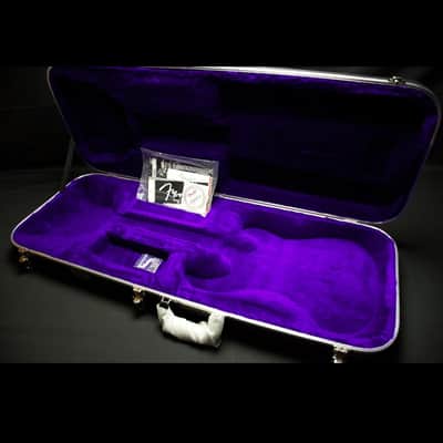 Gibson SUPER RARE TKL J. Hendrix Sig "Concept" Prototype HardCase for SuperStrat only3 exist 2009 - Black/Purple interior image 2