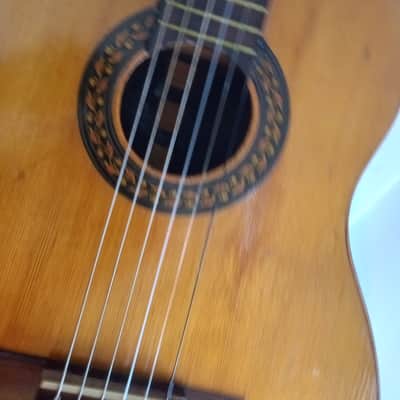 Mystery History Guitar Old guitar2 1940-1955 - Natural image 11
