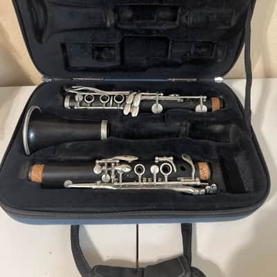 Normandy 4 Wood Clarinet With Case No Mouth Piece or Barrel Joint image 1