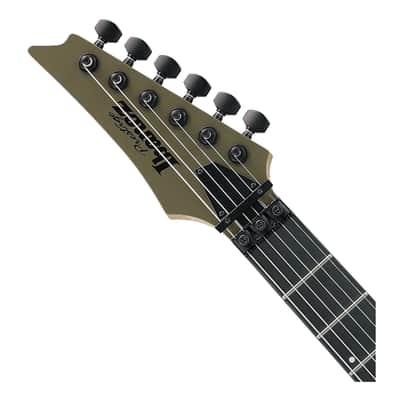 Used Ibanez RGR5130R RG Prestige Electric Guitar w/Case - Khaki Metallic image 4