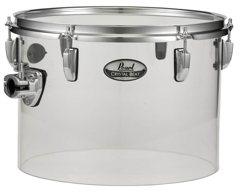 Pearl Crystal Beat Ultra Clear 13x9" Single Headed Rack Tom Tom Drum Acrylic CRB1309ST/C730 | NEW | Authorized Dealer image 1