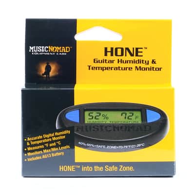 Music Nomad HONE Guitar Hygrometer, Humidity & Temperature Monitor image 1
