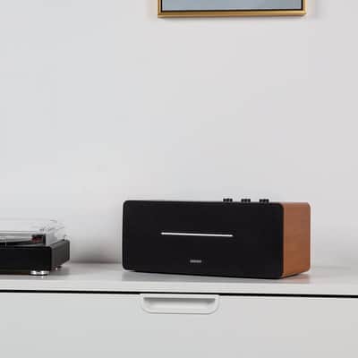 Edifier D12 Tabletop Desktop Stereo Bluetooth Speaker- Wooden Enclosure image 4