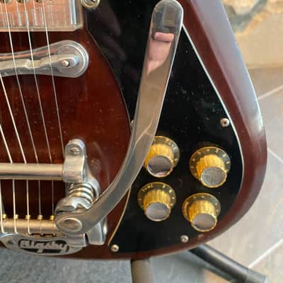 Kay  Montclair Apollo 1960's Mahogany Vintage Electric Guitar Bigsby image 6