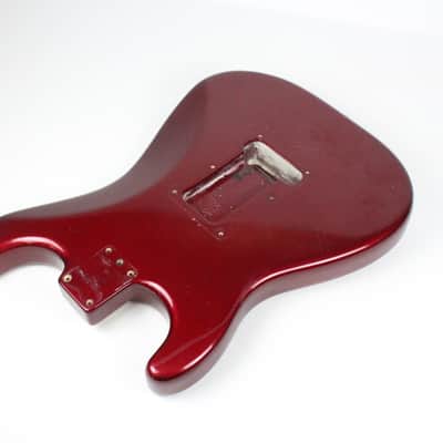 2000 Fender Big Apple Stratocaster BODY Candy Apple Red American USA Made Lightweight 4.2 LBS image 4