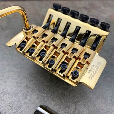 Gotoh Floyd Rose Locking Tremolo Set, Gold – Free 33mm OEM Block image 2