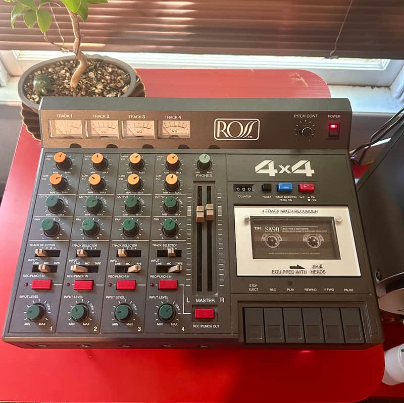Ross 4x4 4-track Cassette Recorder - Made in Japan image 1