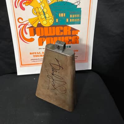 David Garibaldi's Tower of Power, LP 8" Rock Cowbell, SIGNED! image 1