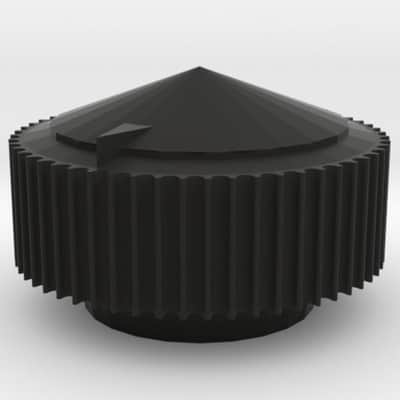 Made in the USA reproduction Philco Tone or Volume-Black Natural Versatile Plastic image 3