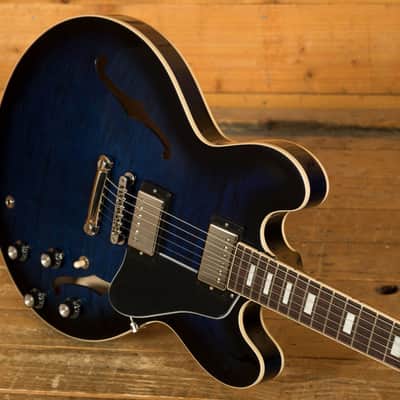 Gibson ES-335 Figured | Deep Ocean Burst image 5