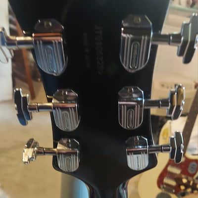 Gretsch Silver Falcon 1970s-1990s - Black w/pinstriping image 8