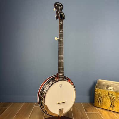 Custom Deering Sierra Maple 5-String Banjo Dark Eagle II Stain image 4