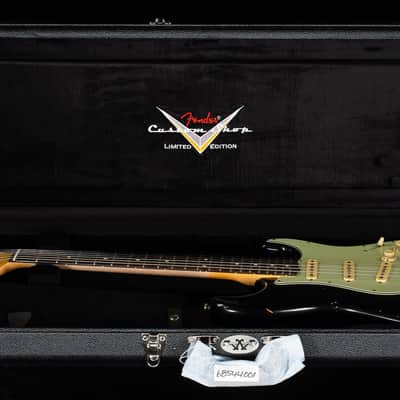 Fender Custom Shop Masterbuilt Andy Hicks True '62 Strat Journeyman Relic Black Brazilian '59 C (193) image 7