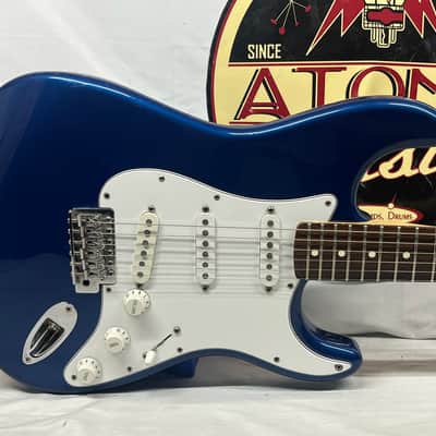Fender Standard Stratocaster Strat Electric Guitar MIM - Made in Mexico - Electron Blue image 2