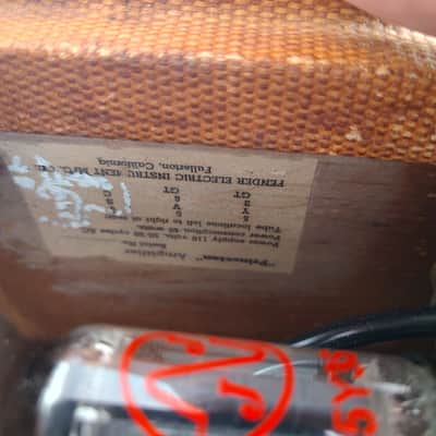 Fender Princeton 1948-1949 Tweed Amp Amplifier TV Front image 4