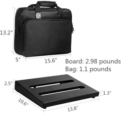 New! Knight Music “The Session” PB14 - Compact Metal Pedal Board, with Case! Like Pedaltrain, OnStage, Fender Professional image 6