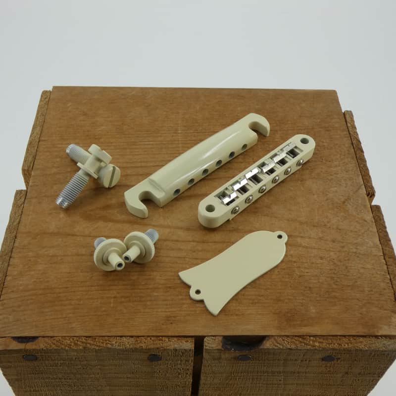 Norlin Cerakote® Parts Kit for Gibson® Guitars | 1 of 1 Prototype (9-Pieces) - Vintage White image 1