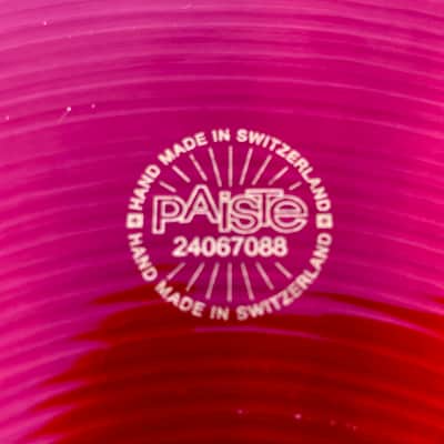 Paiste Red 12" Color Sound 900 Series Splash Cymbal image 4